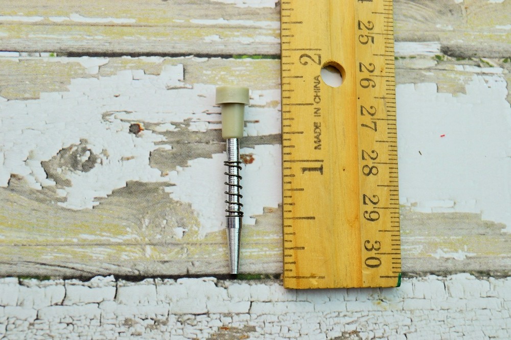 10 Pack - Tapered Plunger Pull Pins w/cap & spring for window screens