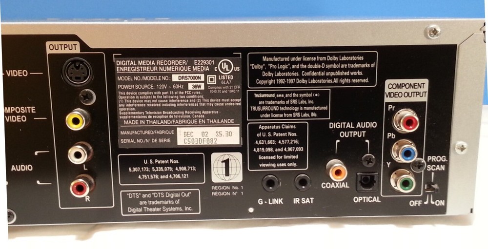 RCA Scenium DRS7000N Digital Media Recorder w DVR