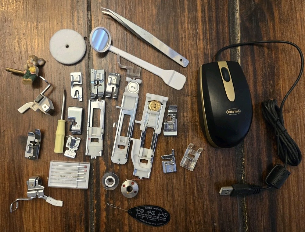 Babylock Sewing Machine Accessories Presser Feet, Thread, Mouse, Etc.