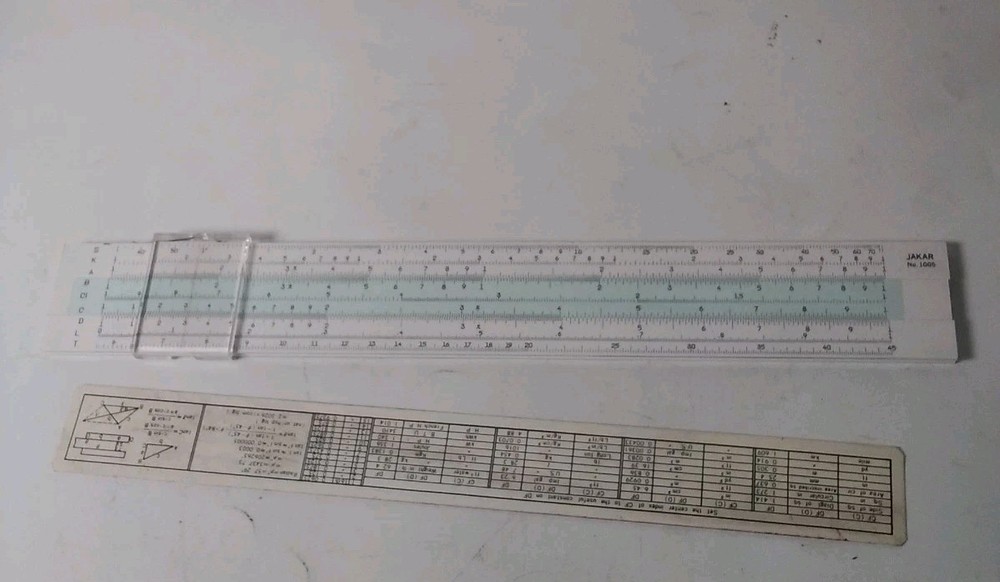 Jakar No 1005 Slide Rule in original Case