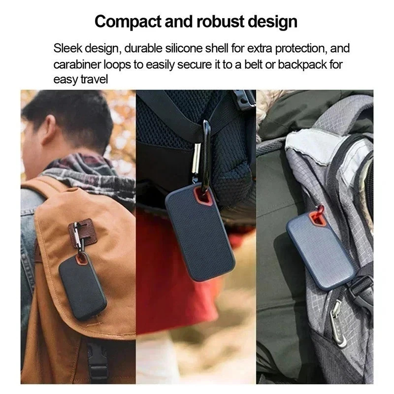 1TB Portable External SSD – USB 3.1 High-Speed Solid State Drive for PC & Mac