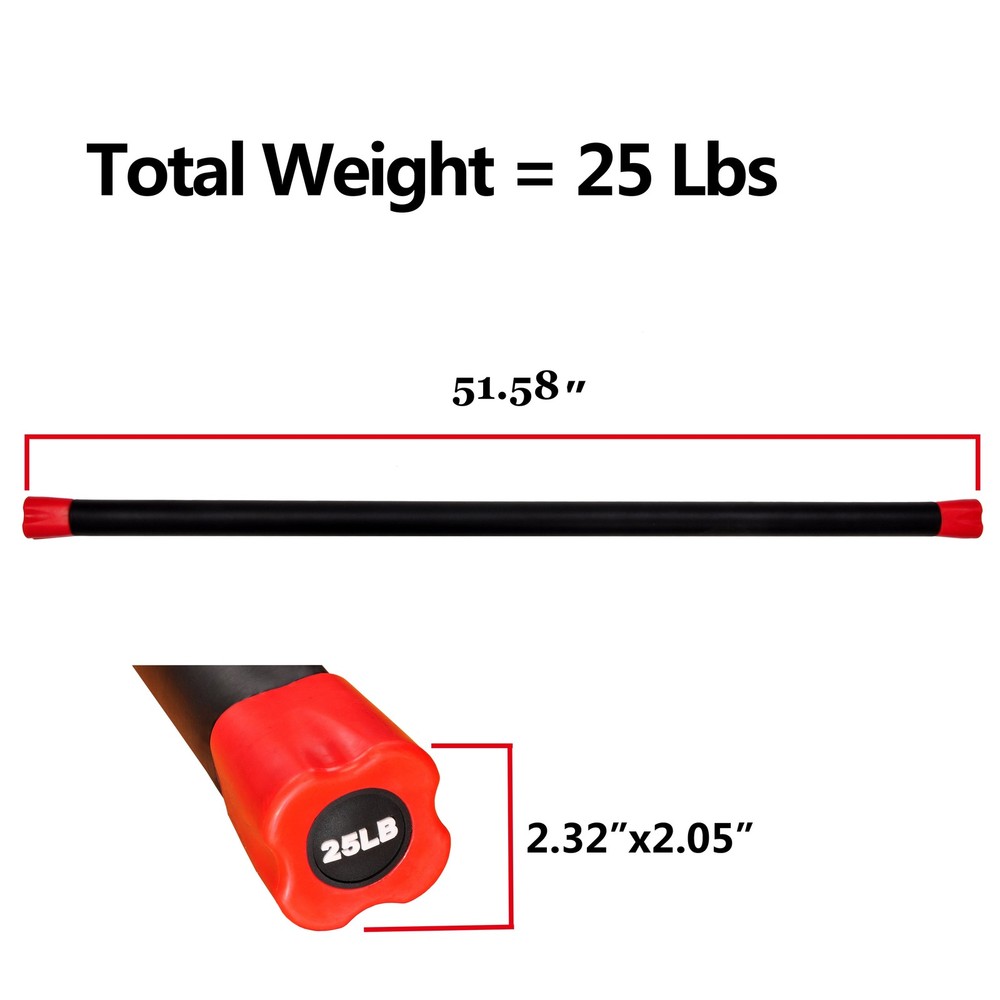 25lb Weighted Workout Bar