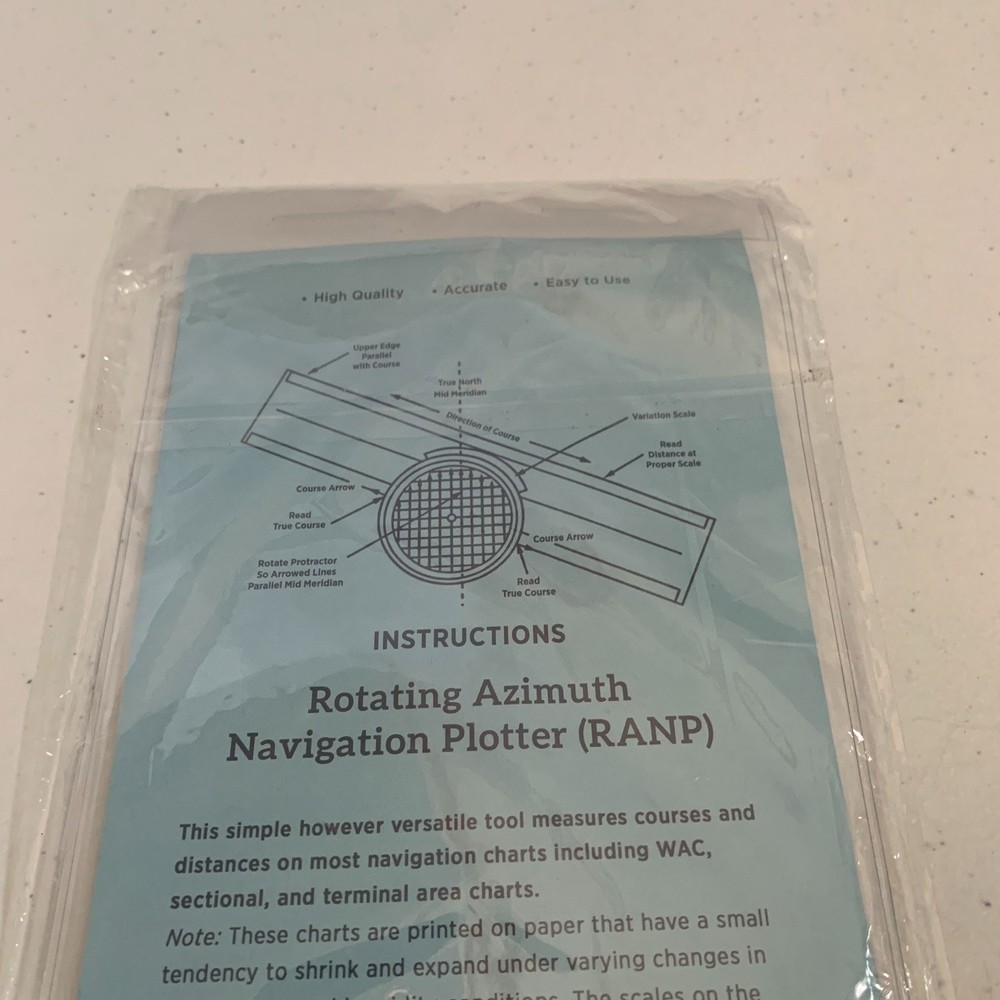 Destination Departure Rotating Azimuth Navigation Plotter RANP BRAND NEW
