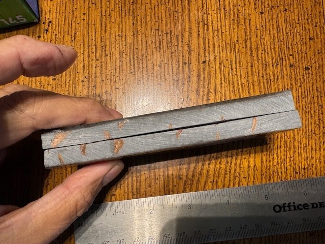 Pair of Beautiful deepGrey leaf pattern Resin Knife Handle Blank Scale
