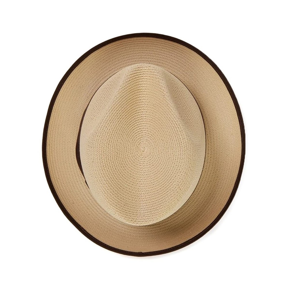 Stetson Latte Milan Straw Hat