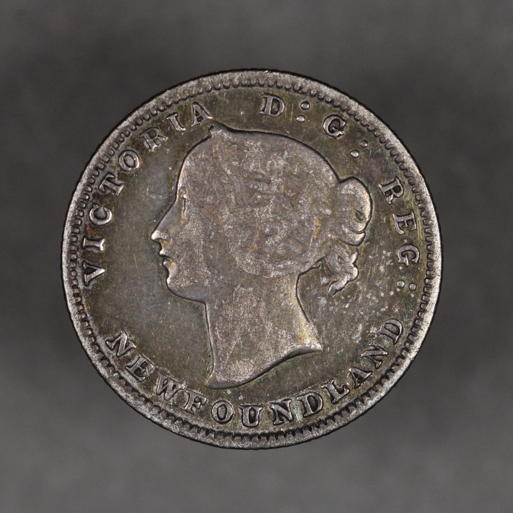 1881 Newfoundland Silver 5 Cents