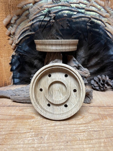 1 - EASY GRIP Profiled Quartersawn White Oak Turkey Call Pot No Tools Needed