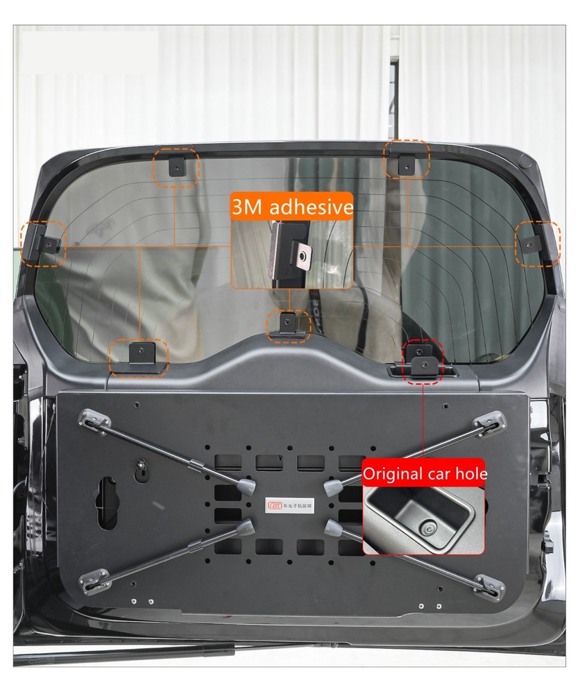 for Land Rover Defender 20-25 Tailgate Foldable Table Cargo Shelf Storage Cargo