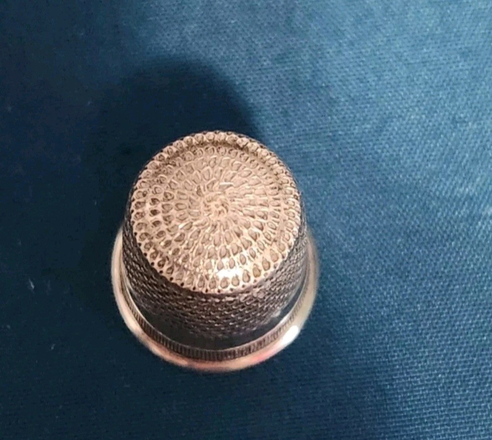 Antique Webster Co Sterling Silver Thimble