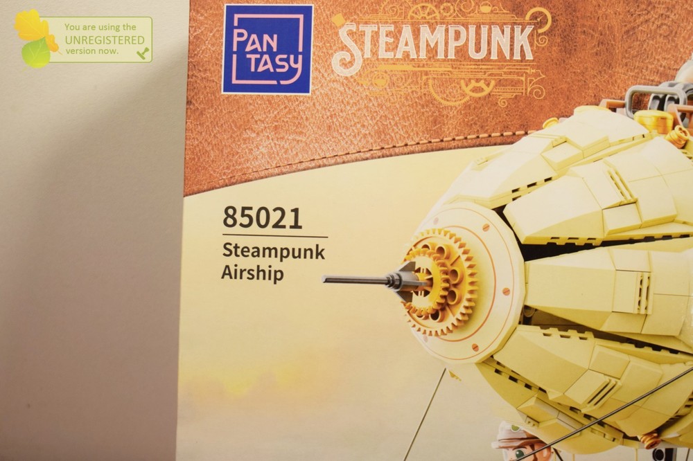 Pantasy Steampunk Airship Buildable Brick Block Set 85021