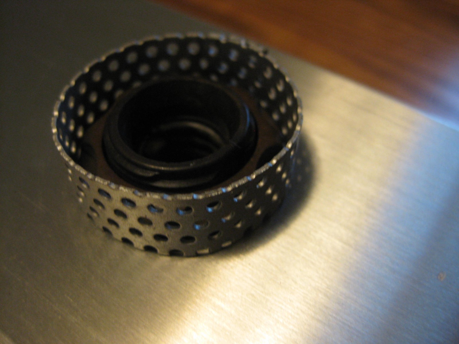 Vintage 1978 Bathroom Wall Light Fixture Sconce - Brushed Aluminum L&S Lighting