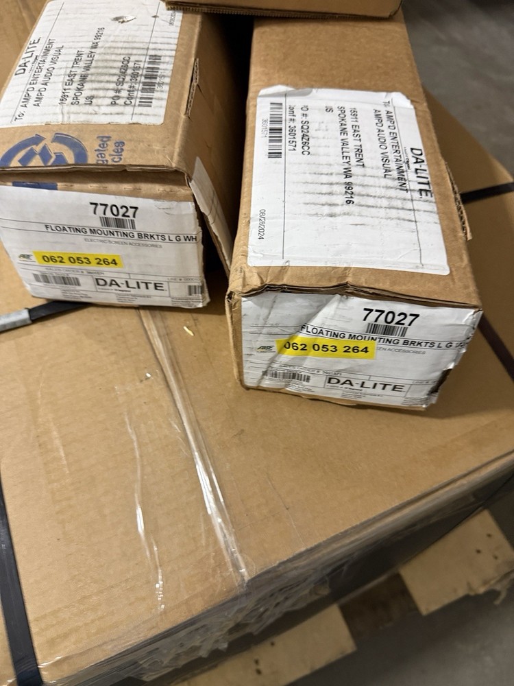 Da-lite Low Voltage And Floating Brackets