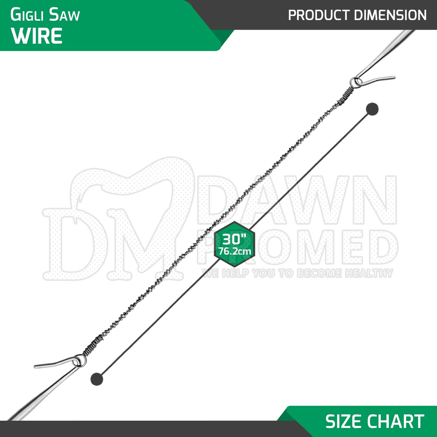GIGLI Saw Wire 30" Neurology Orthopedic Surgical & Veterinary Inst German Grade