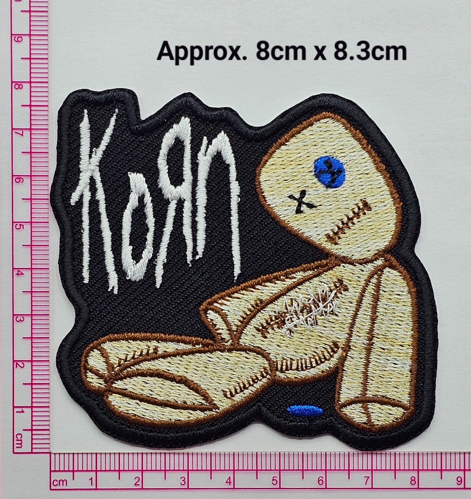 Korn patch, Korn embroidery patch, Korn rock band patch, iron/sew on patch,