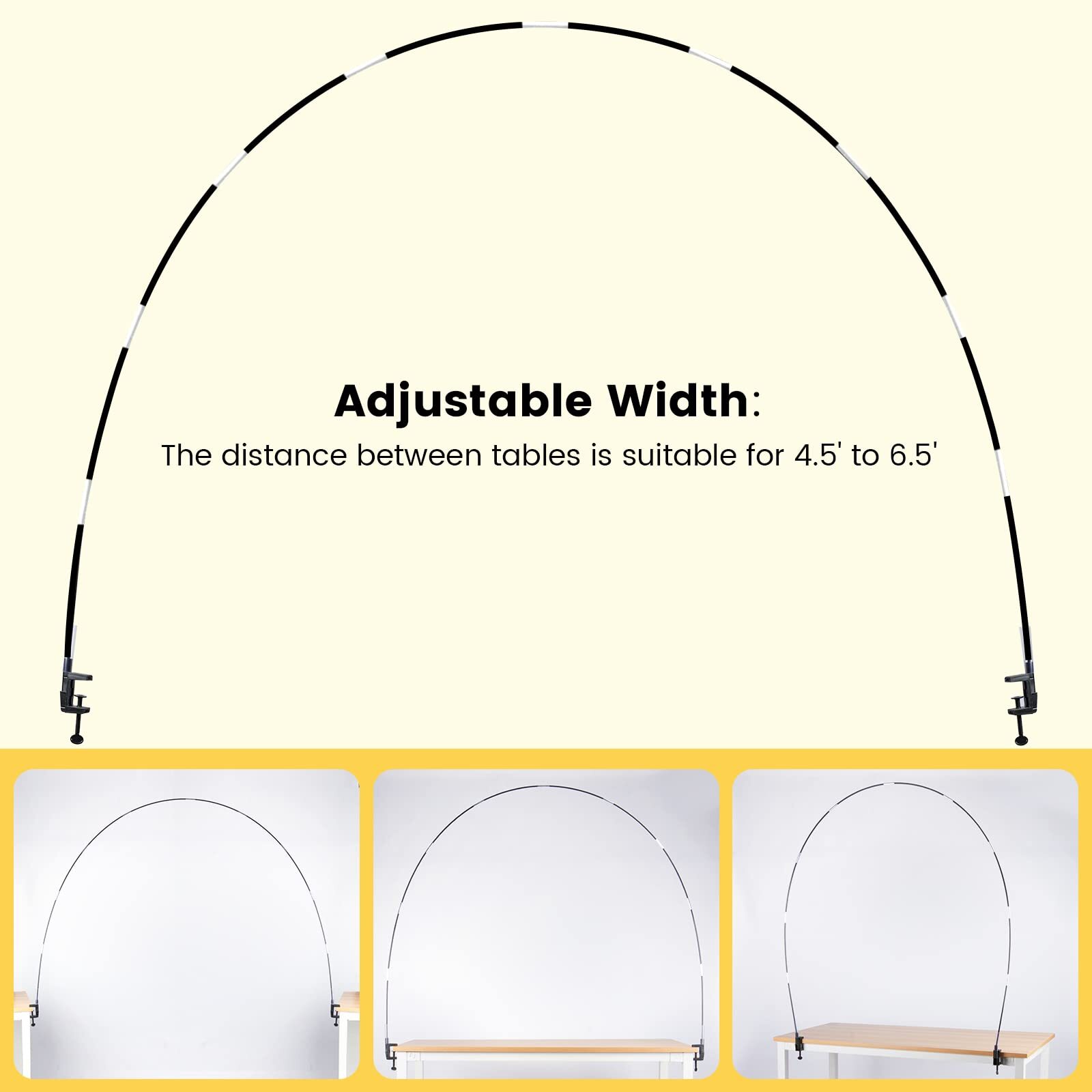 13 Ft Arco Para Globos Con Base De Mesa Decoraciones Fiestas Cumpleaños Kit Set