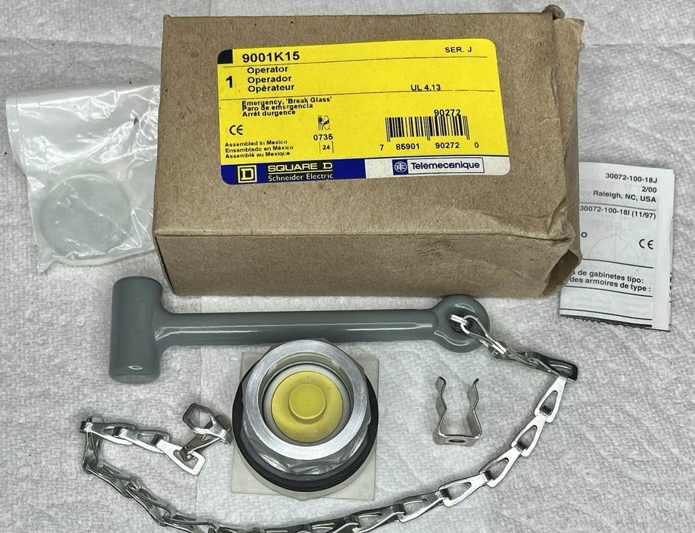 SCHNEIDER SQUARE D 9001K15 30mm Push Button, Type K, Emergency Break