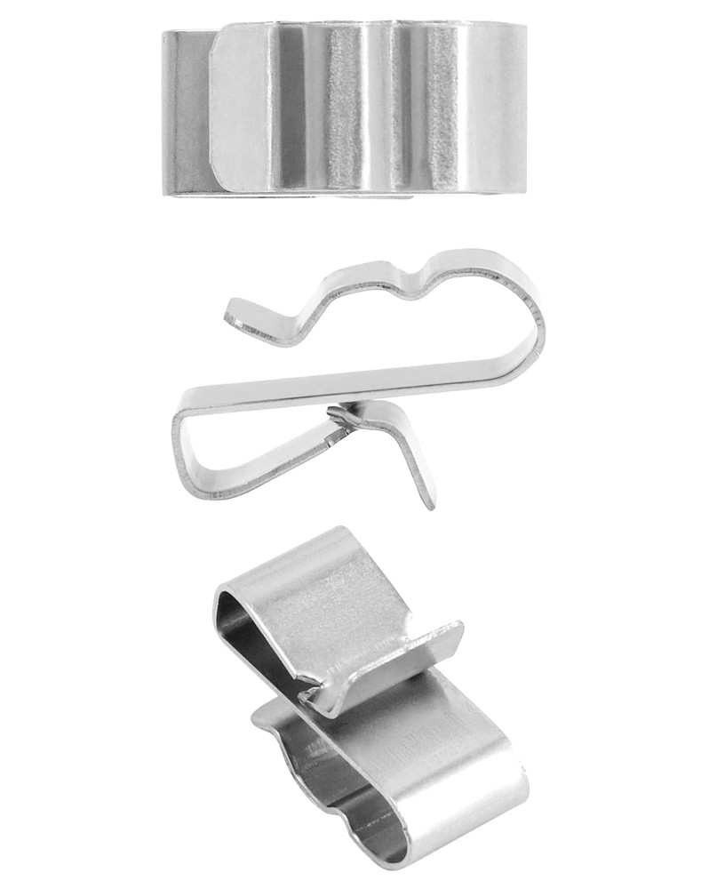 100 PCS Stainless Steel Trailer Frame Wire Clips, Solar Panel Wire Clips