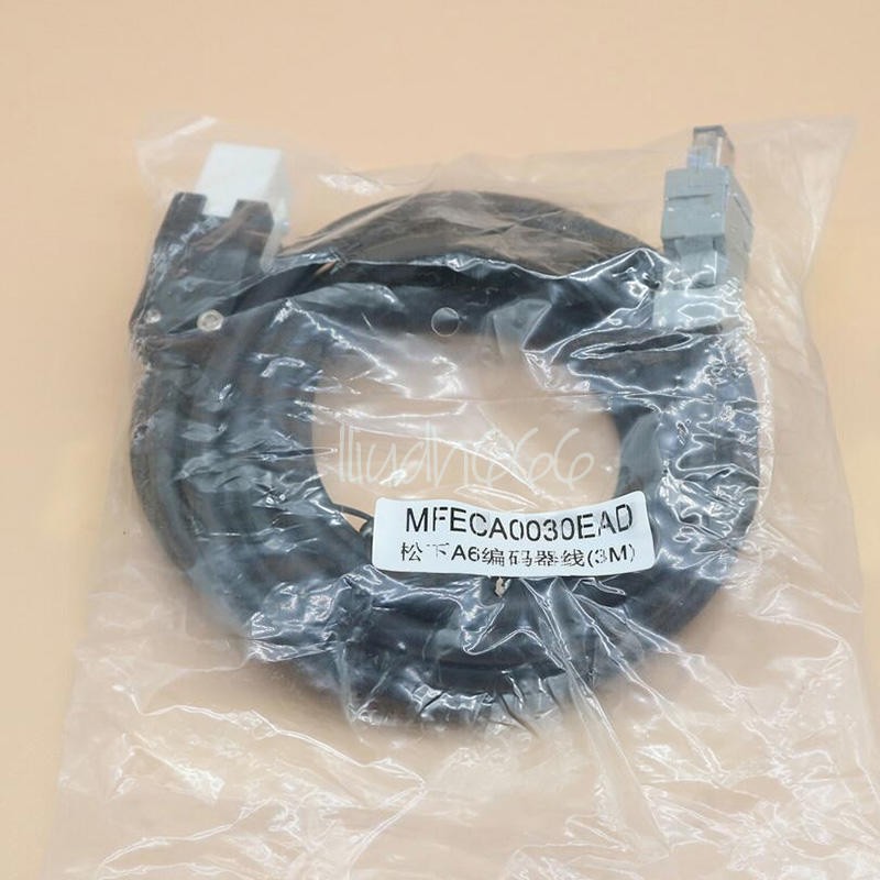 ONE For Panasonic MFECA0030EAD A6 Servo Motor Encoder Cable 3M NEW