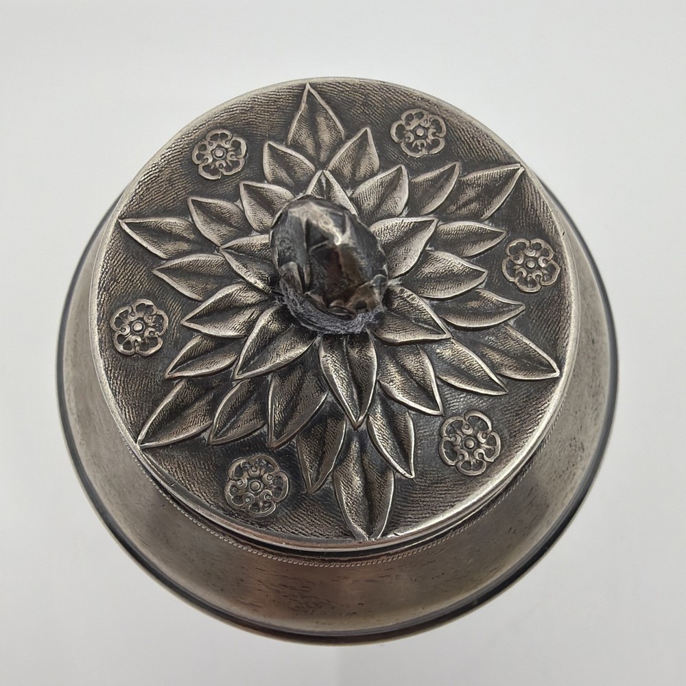 Silver Russian Beaker With Lid