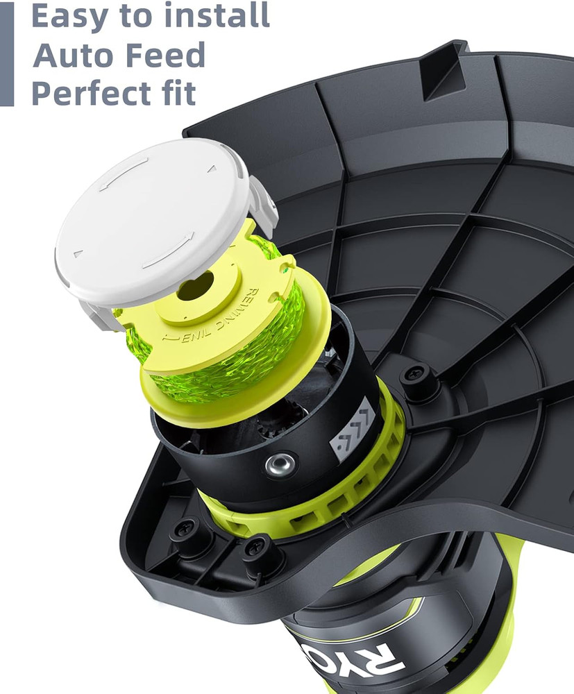 Weed Wacker String Compatible with Ryobi One Plus+ AC80RL3, 0.08'' String Trimme