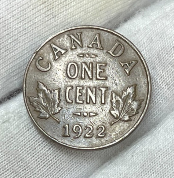 1922 Canada Small Cent Key Date Coin
