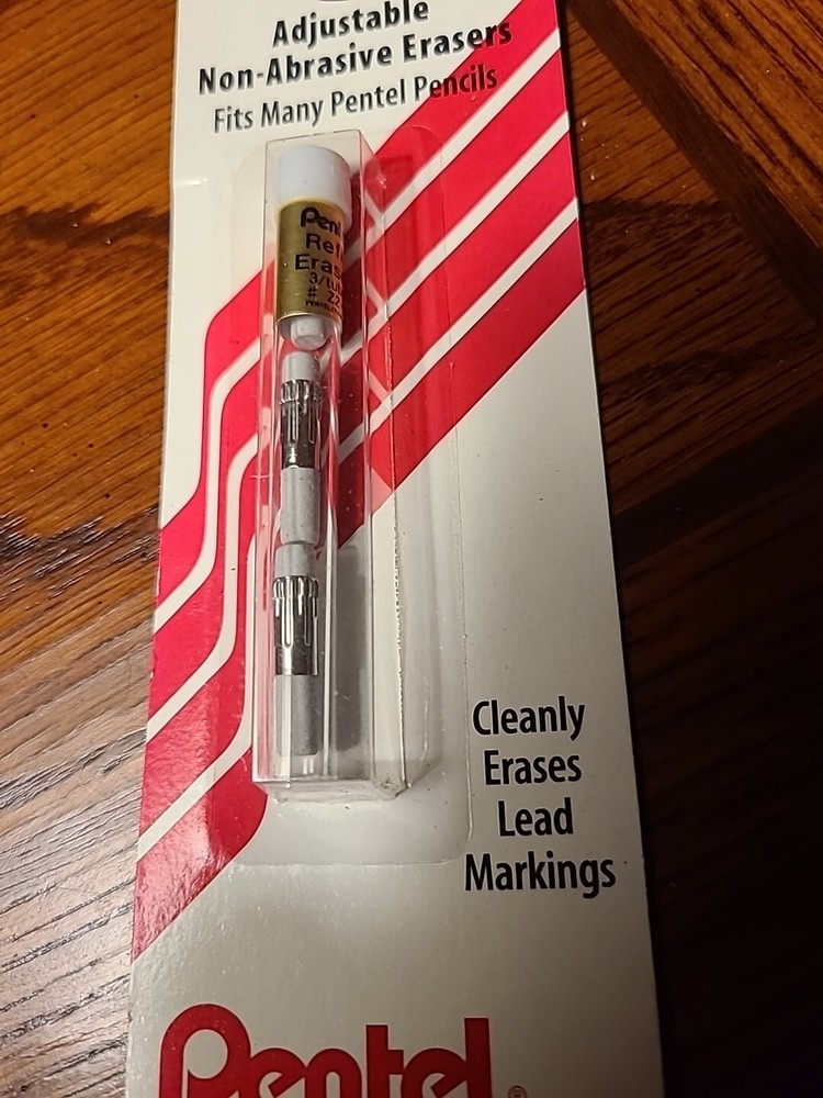 Pentel Automatic Pencil Refill Erasers NEW