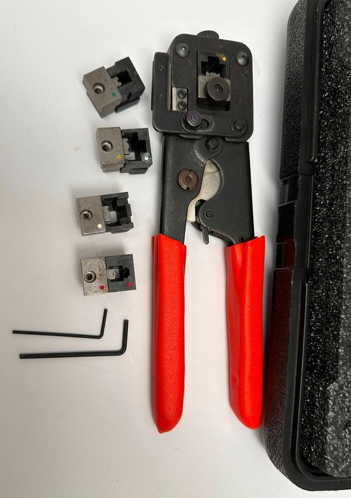 Black Box FT047A Modular Plug Crimp Tool Kit. Used only few times