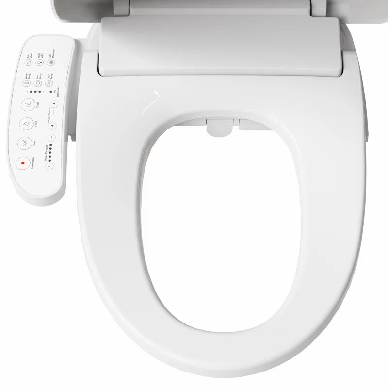HOROW elongated Bidet smart Toilet Seat With Heated and Dryer Warm Water Flush
