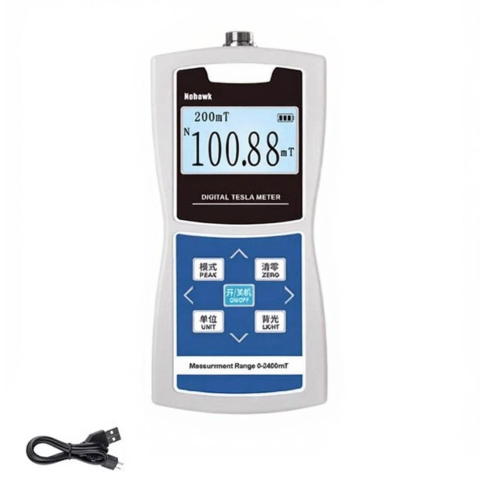 Gauss meter for ferromagnetic fields