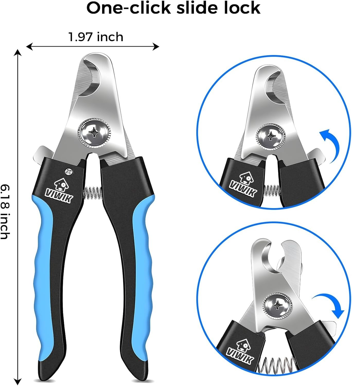 Dog Toe Nail Clippers For Large Dogs Professional Heavy Duty With Safety Guard