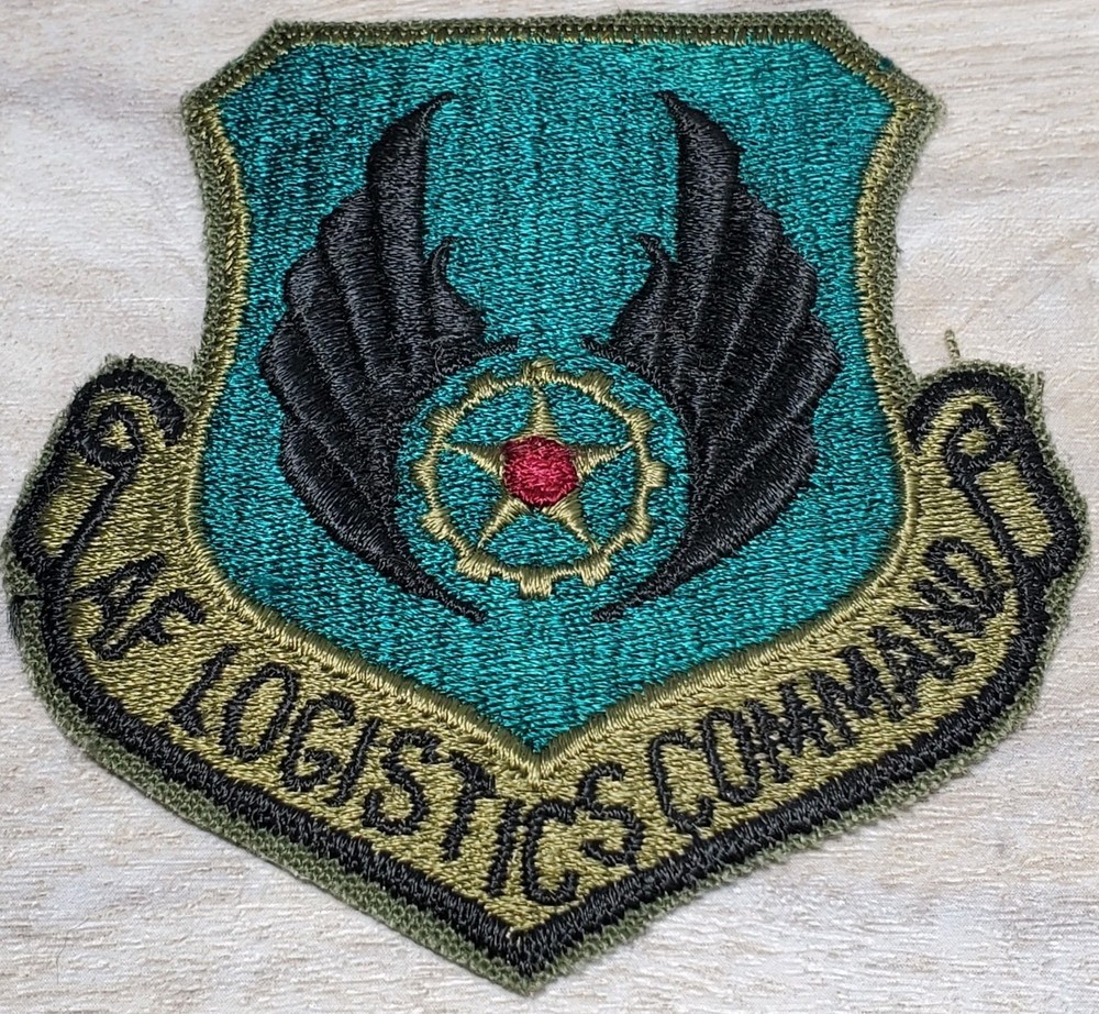 US Air Force Logistics Command Patch Subdued Vietnam Era 1