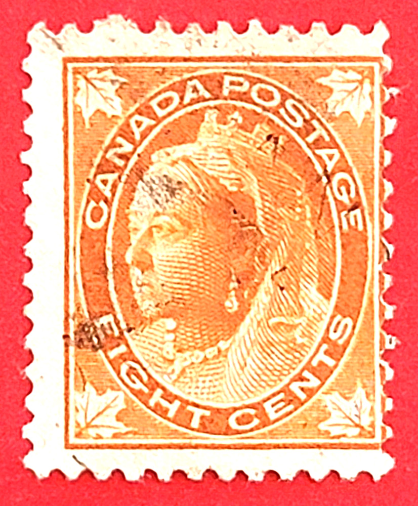 Canada Stamp 72 "Queen Victoria Maple Leaf Issue" Used