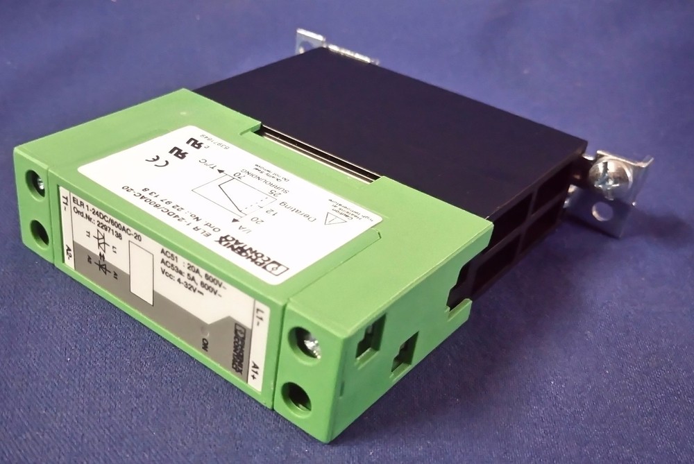 Phoenix 2297138 Single-phase solid-State Contactor ELR 1- 24DC/600AC-20 New