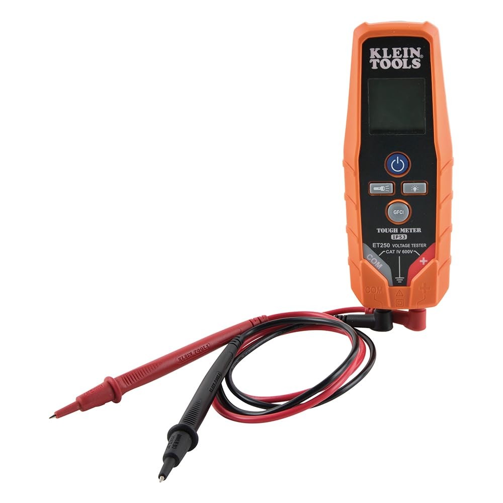 Klein Tools ET250 Voltage Meter, AC/DC Tester, Digital One Size, Black