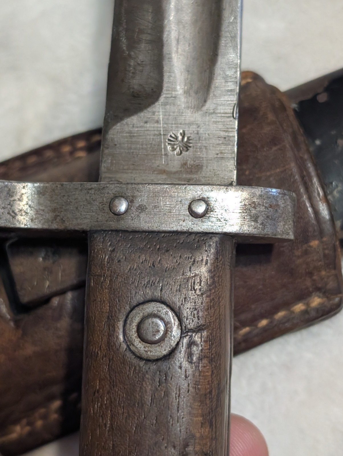 WWI Austrian M1895 Bayonet W/ SCABBARD Steyr Mannlicher M1895 Cavalry Carbine