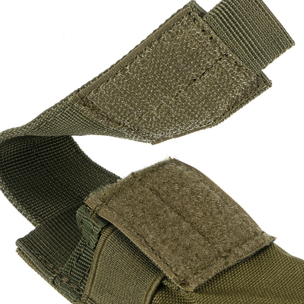 Green Tactical Molle Flashlight Holder Holster Flashlight Pouch Torch Carry Case