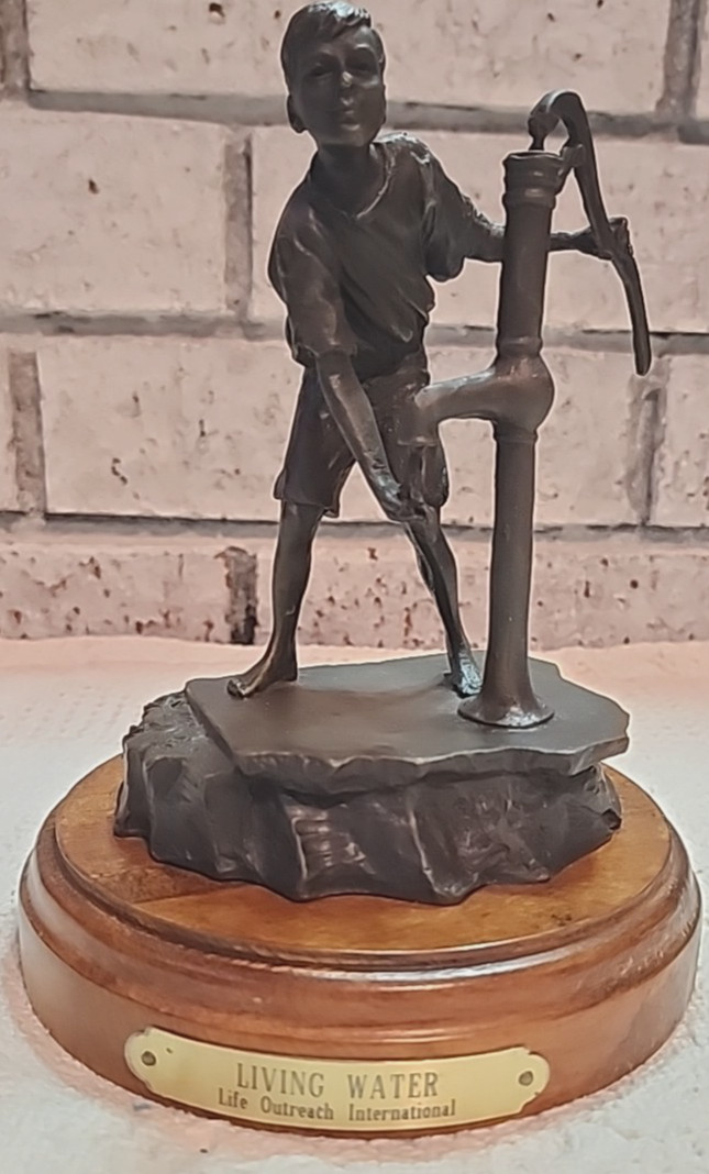 Living Water Bronze Statue Limited Edition Life Outreach International