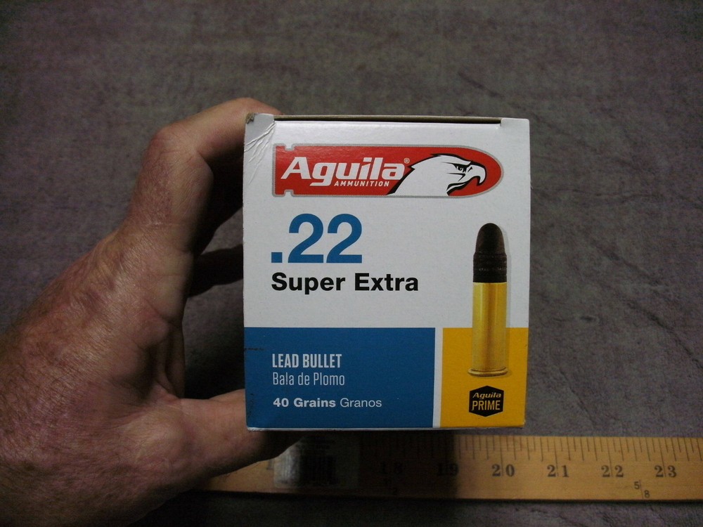 Empty Aguila Ammunition Super Extra Cardboard Box that held 500rds, BOX IS EMPTY
