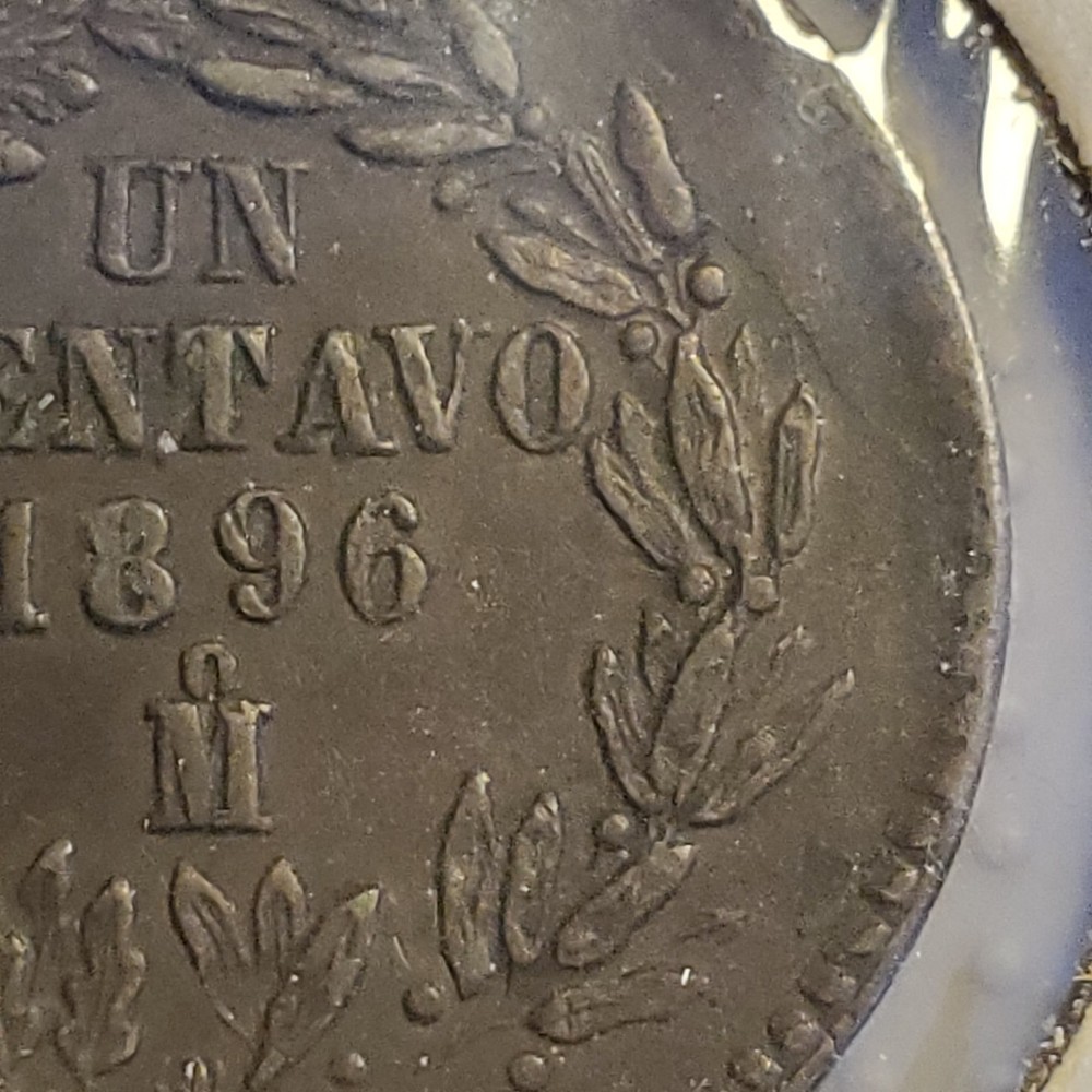 1896 MEXICO 1 CENTAVO