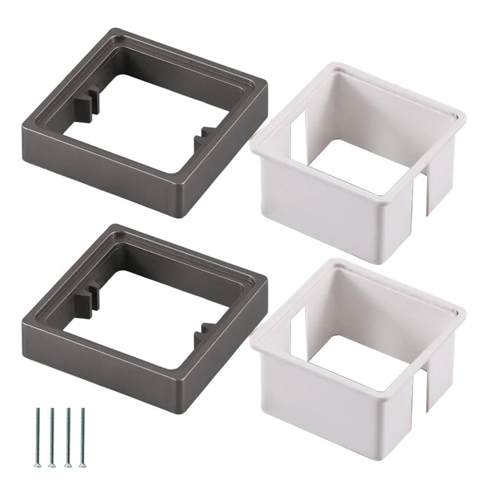 2 Pack Single Socket Spacer with Gaskets for Quick Installation Solutions