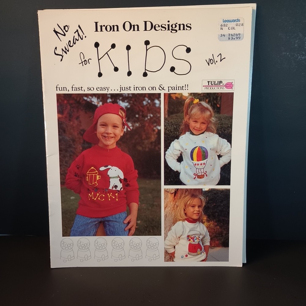 6 Assorted Iron On Transfer Pattern Books Tulip Gick Dover