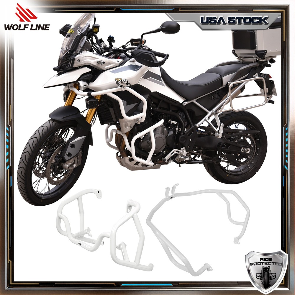 Crash Bar For Triumph Tiger 900 Engine Guard Frame Protector 2020 2023 WOLFLINE