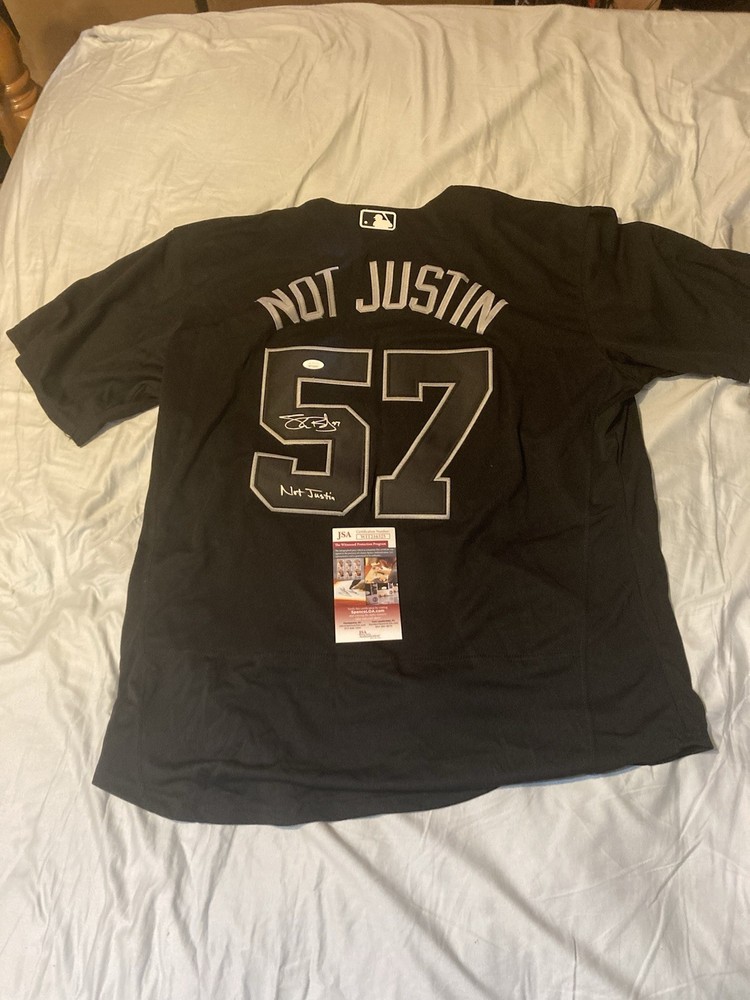 Shane Bieber Signed Auto Autograph Authentic Indians Jersey JSA COA Authentic