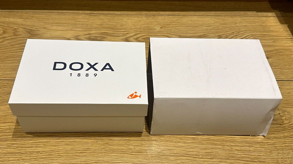 Genuine Original Doxa Watch Presentation Travel Box Case Complete with Outer Box