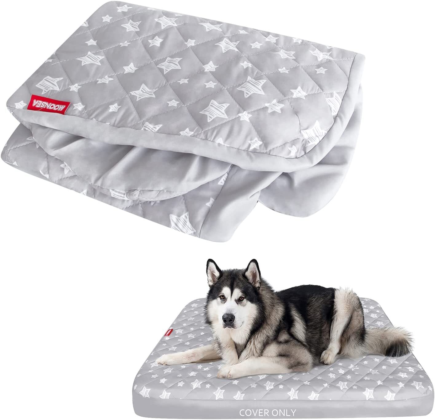 Waterproof Dog Bed Cover Replacement Washable Soft Pet Bed Cover Only Multi-size