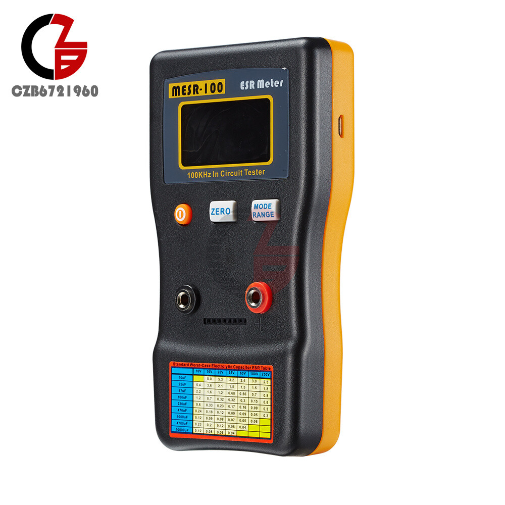 MESR-100 ESR Capacitance Ohm Meter Capacitance Internal Resistance Circuit Test