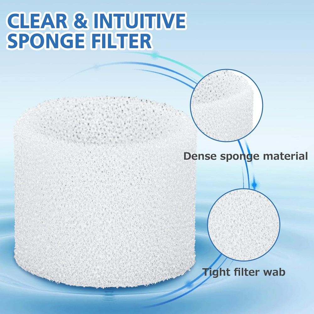 30-Pack Top Fill Humidifier Replacement Filter Compatible with LEVOIT Classic160