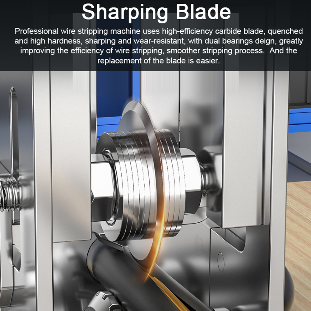 Manual Wire Stripping Machine Portable Cable Stripper Tool Scrap Recycle 1-25mm