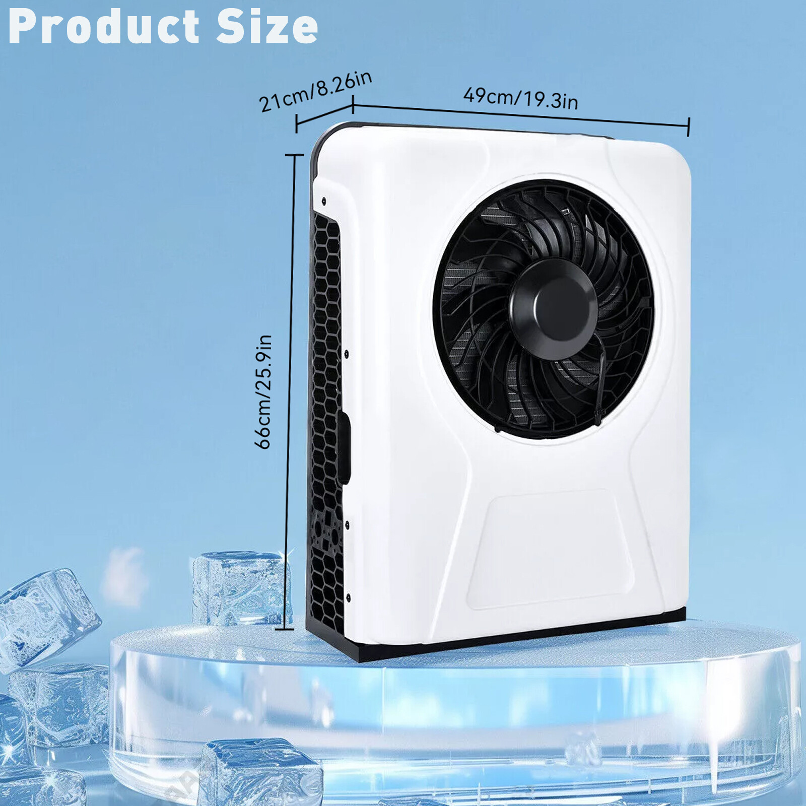 12V Split Truck Air Conditioner 12000Btu A/C Fit Semi Trucks Bus Tractor Caravan