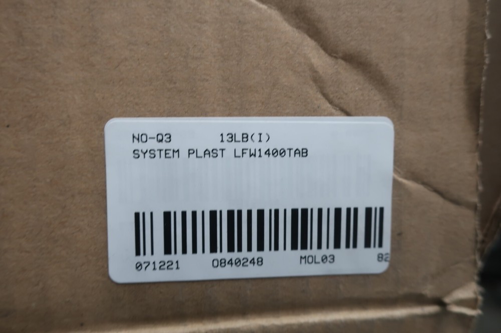 System Plast LFW1400TAB Side-flexing Thermosplastic Crate Conveyor Chain 10ft